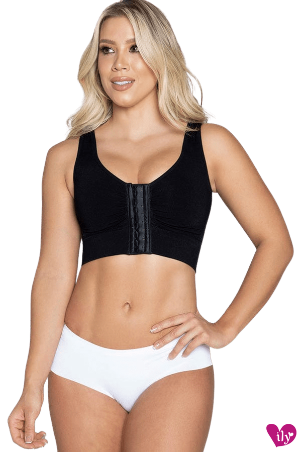 Frontal Closure Seamless Bra-bras-ILY FAJAS