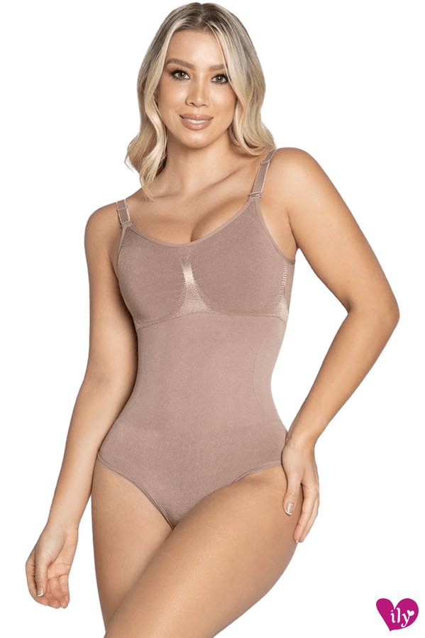 Seamless Thong Bodysuit-Faja/ Shapewear-ILY FAJAS