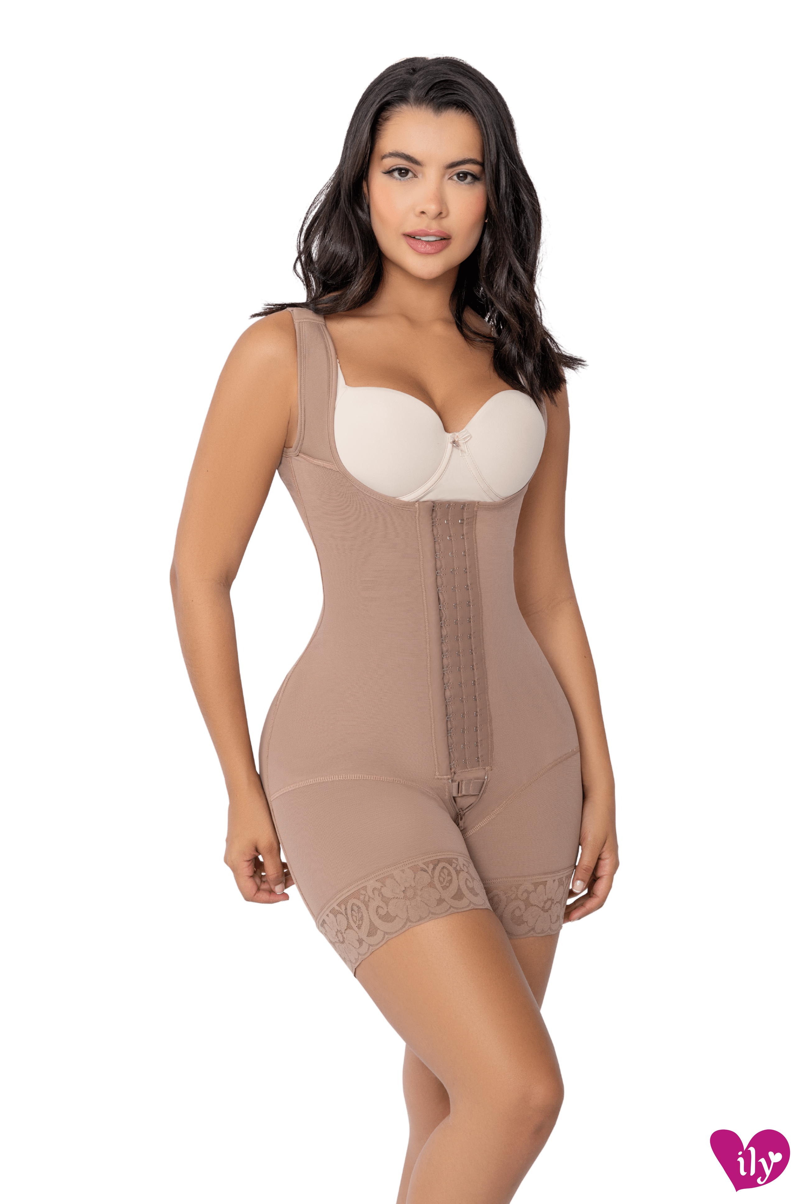 Wide Strapped Shorts Shaper-Shapewear-ILY FAJAS