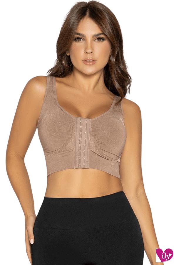 Frontal Closure Seamless Bra-bras-ILY FAJAS
