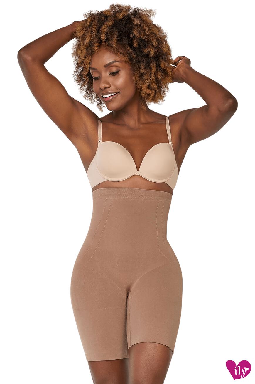High Waisted Seamless Shorts-Faja/ Shapewear-ILY FAJAS