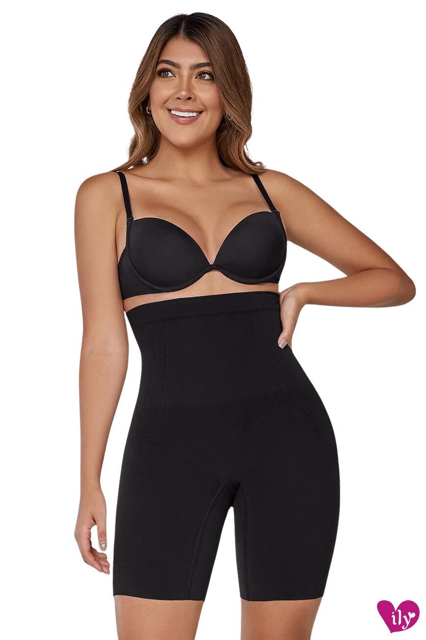 High Waisted Seamless Shorts-Faja/ Shapewear-ILY FAJAS