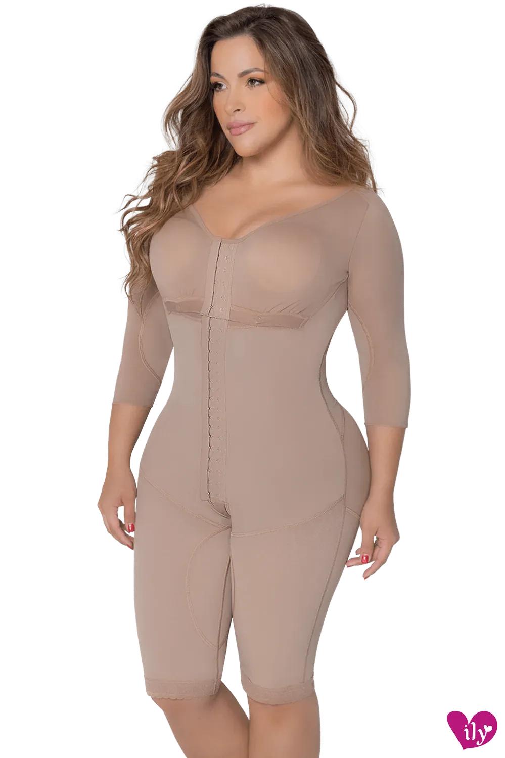 Long Sleeved Full Bodyshaper-Shapewear-ILY FAJAS