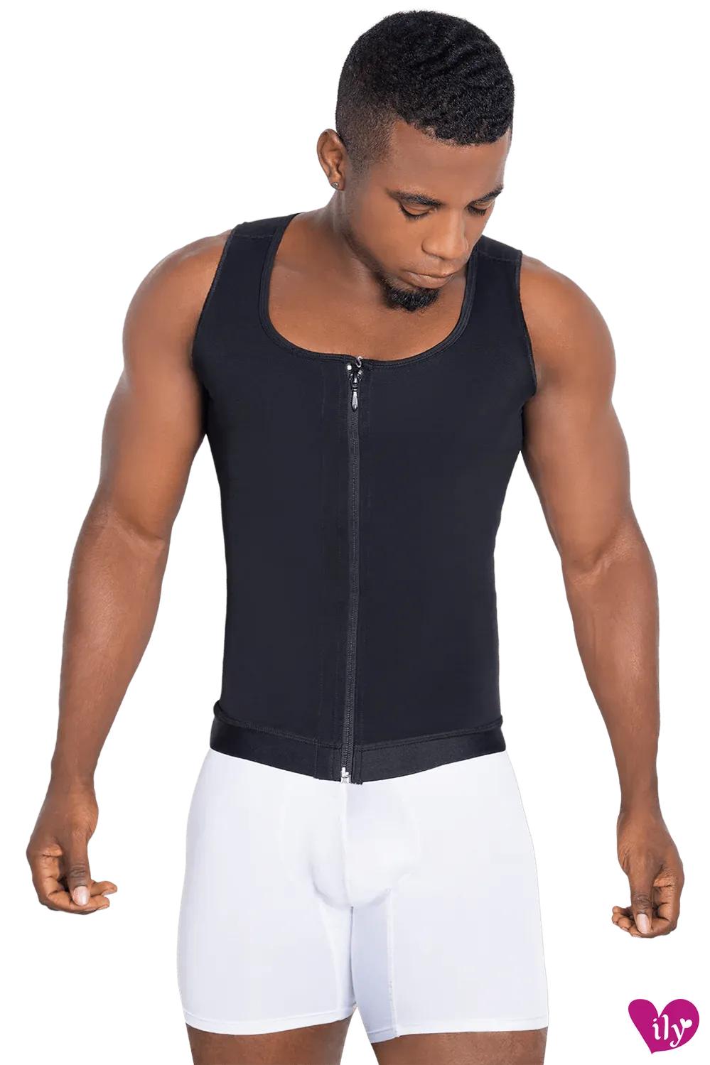 Men's Zipper Vest-Shapewear-ILY FAJAS