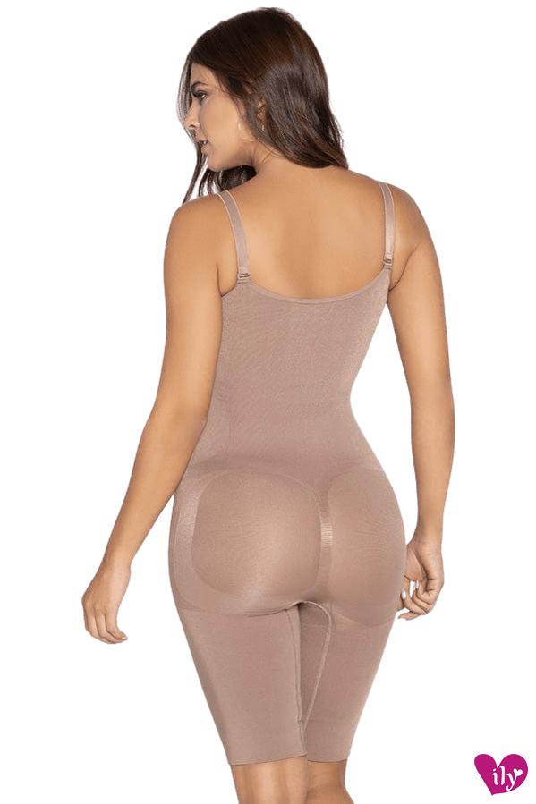 Seamless Long Short Bodysuit-Faja/ Shapewear-ILY FAJAS