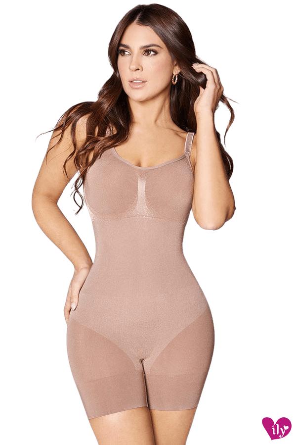 Seamless Short Bodysuit-Shapewear-ILY FAJAS
