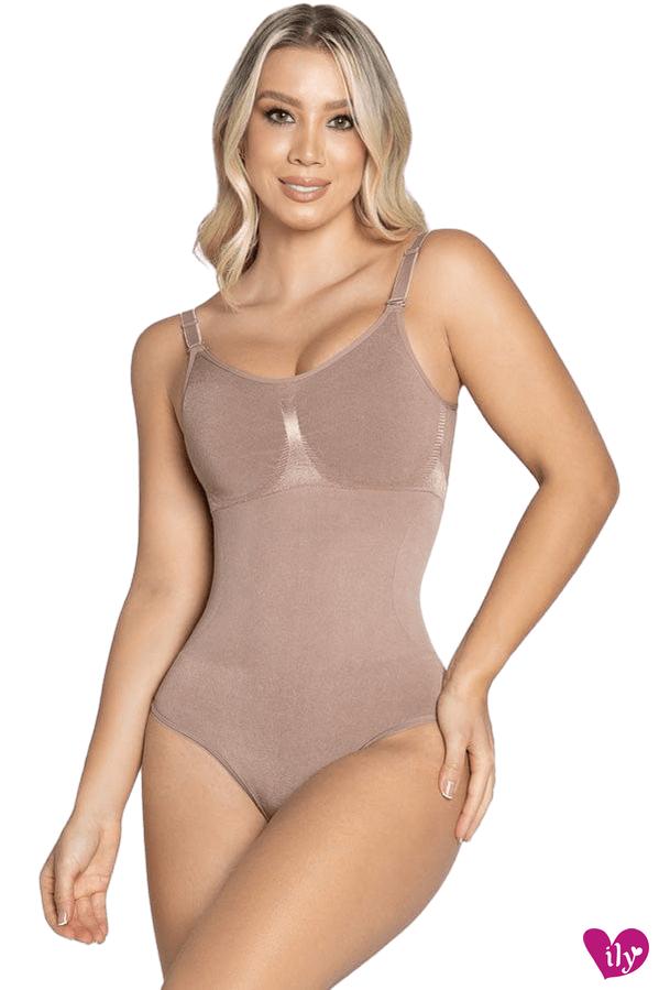 Seamless Thong Bodysuit-Faja/ Shapewear-ILY FAJAS