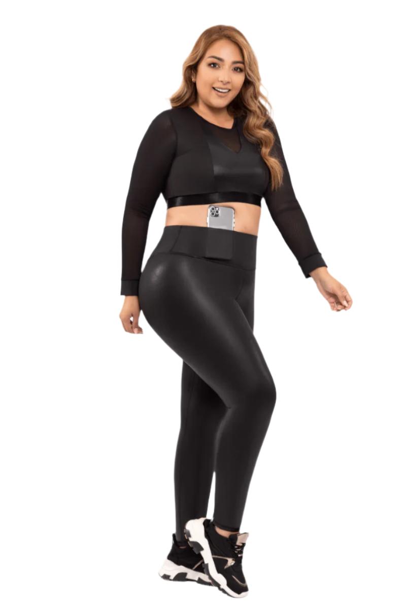 Shiny Everyday Faja Leggings-Shapewear-ILY FAJAS