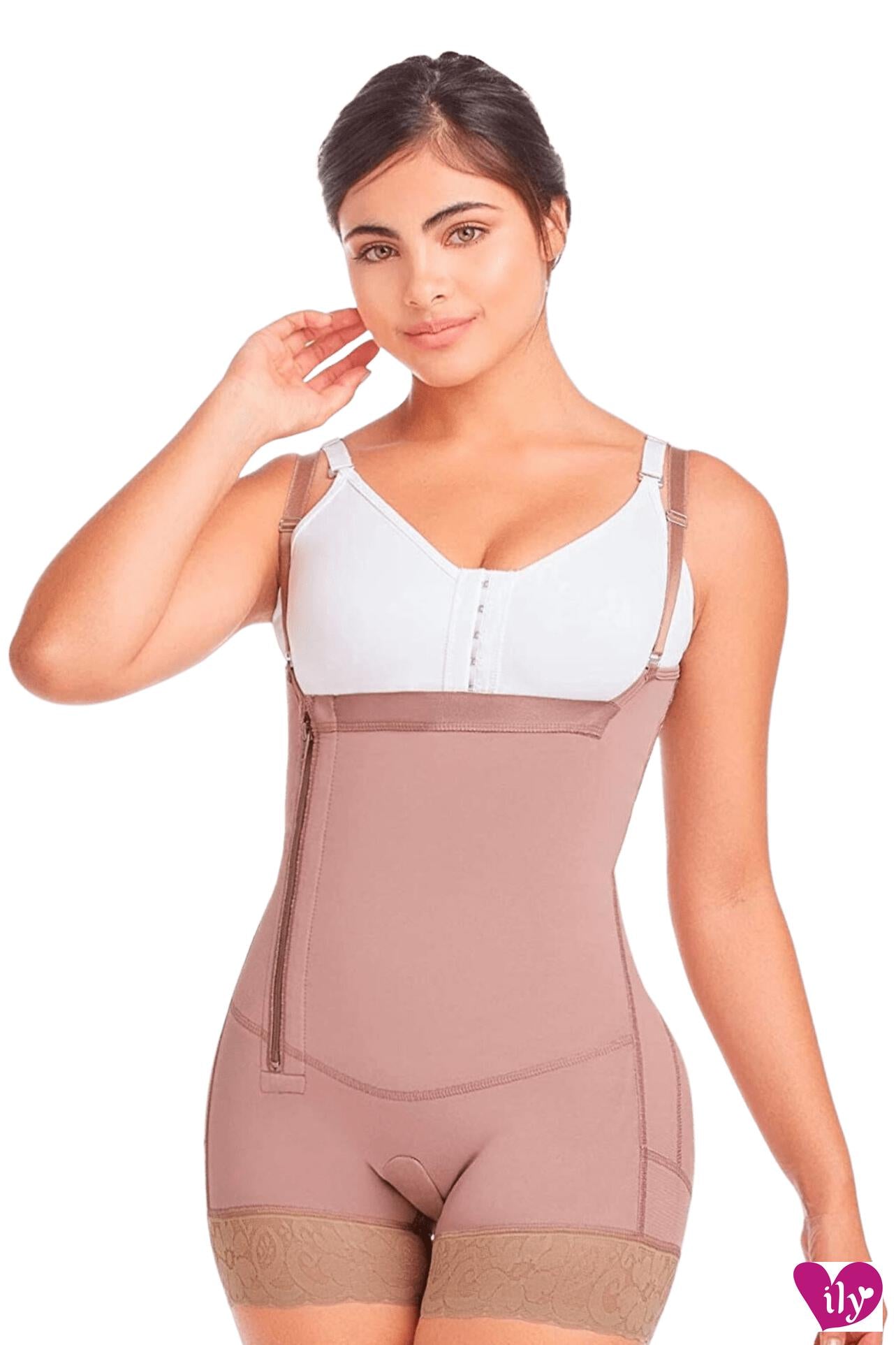 Side Zip Body Shaper-Shapewear-ILY FAJAS