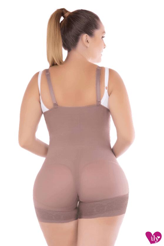 Side Zip Strapless Short-Faja/ Shapewear-ILY FAJAS