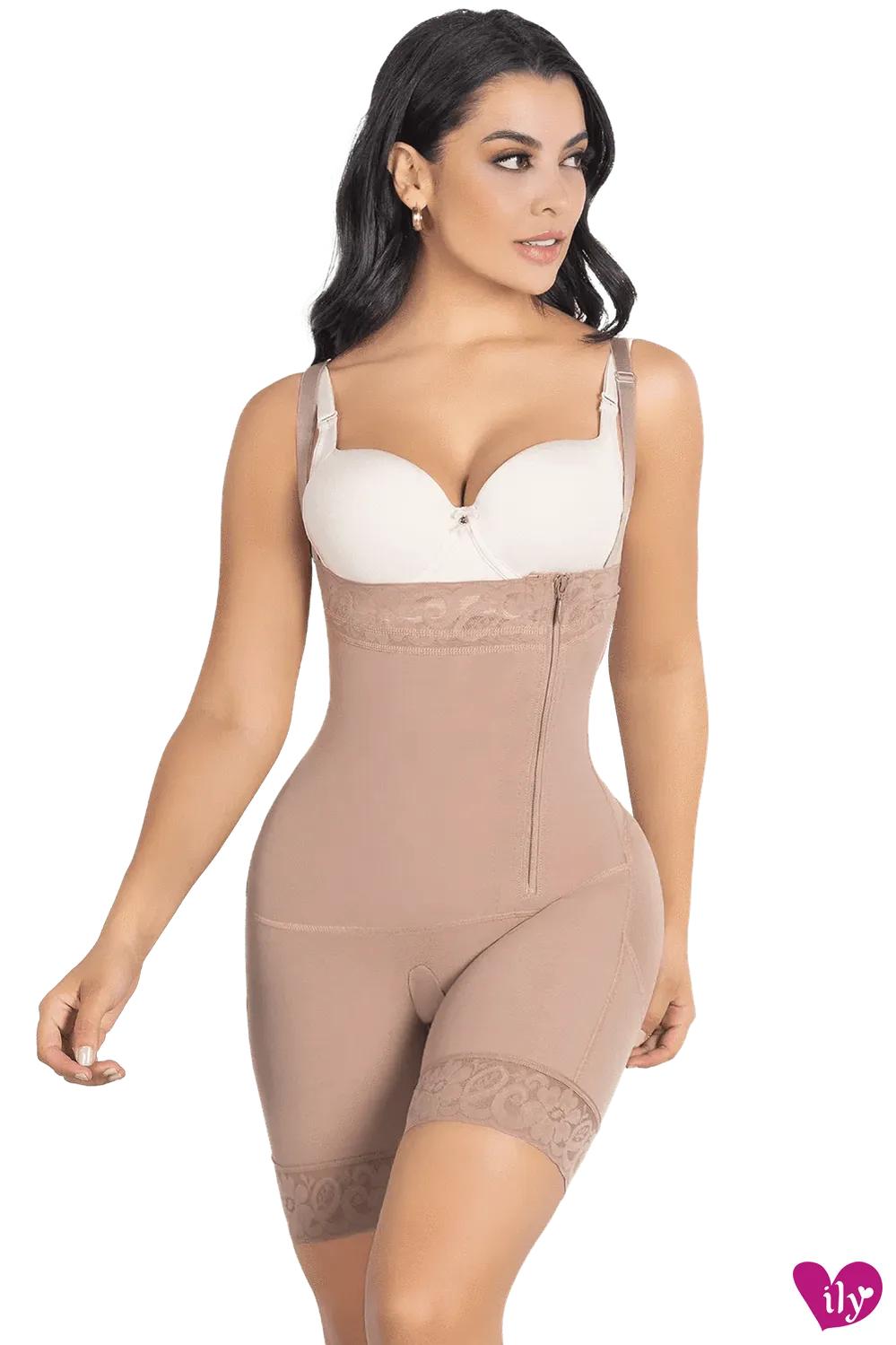 Strapless Body Shaper with Zipper-Shapewear-ILY FAJAS