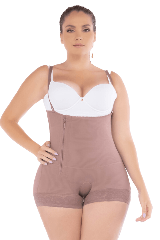 ILY Clothing Shapewear Side Zip Strapless Short