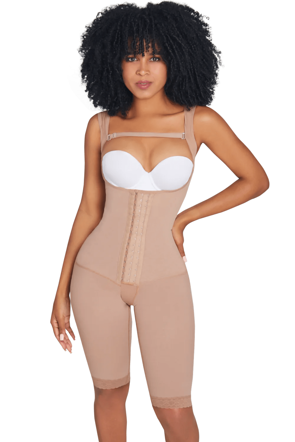Ily Clothing Shapwear Long Body Shaper with Wide Straps