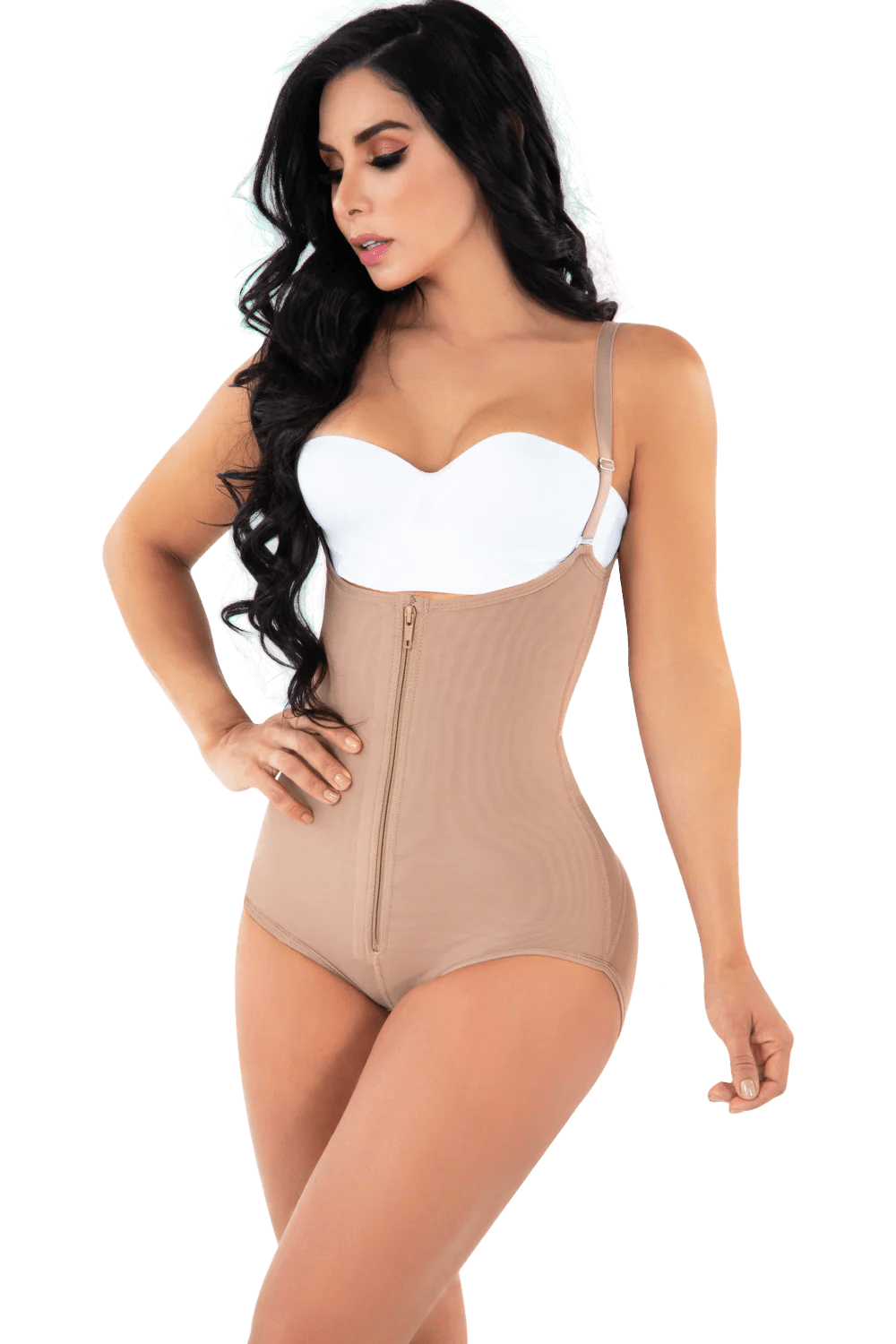 Ily Clothing Shapwear Thin Strappped Bodysuit Bodyshaper